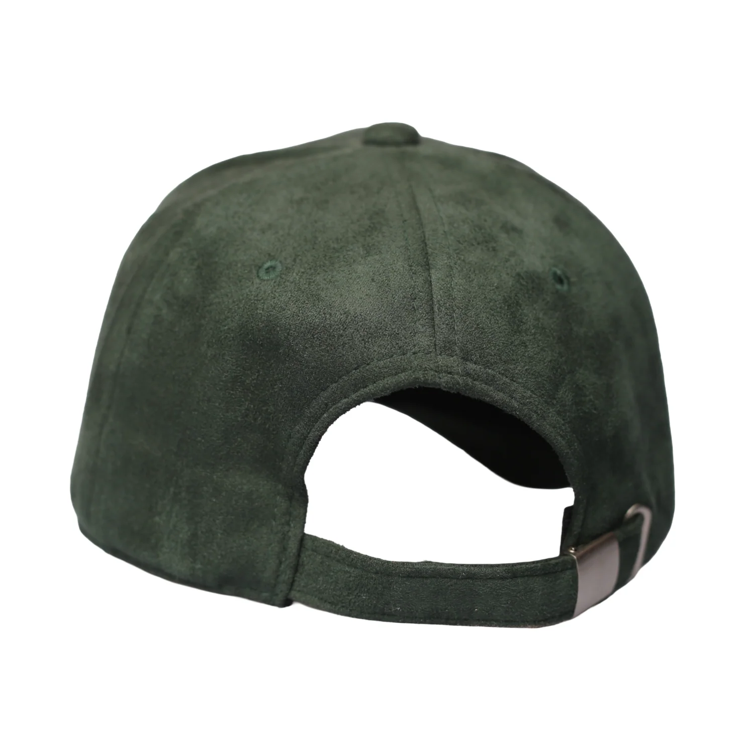 Dad Hat "Hypnotize Minds" Green Suede w/ Orange Embroidery - Image 4