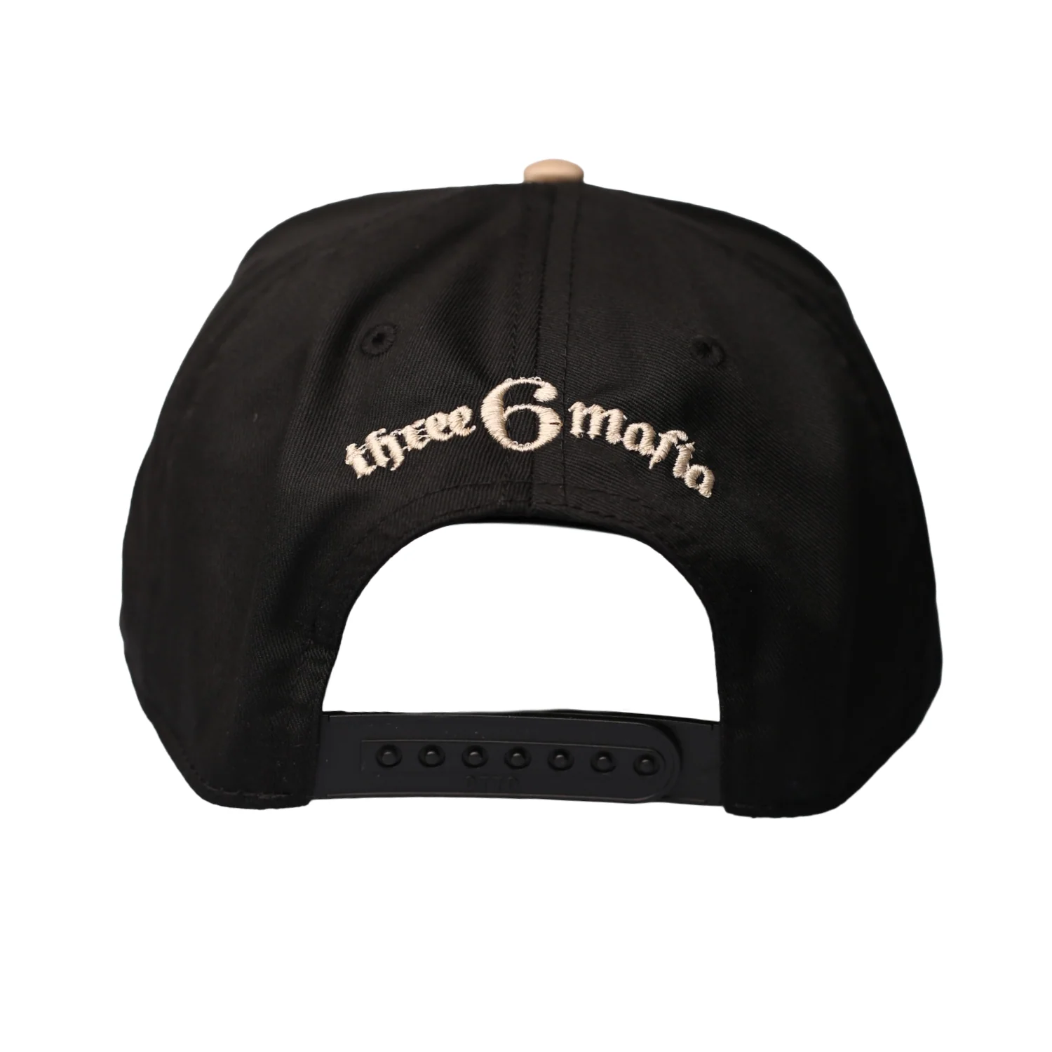 Snapback "Three 6 Mafia" Black/Cream - Image 3