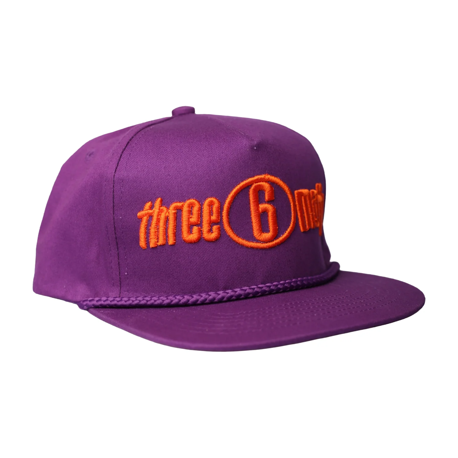 Snapback "Three 6 Mafia" Purple&Orange Logo - Image 3