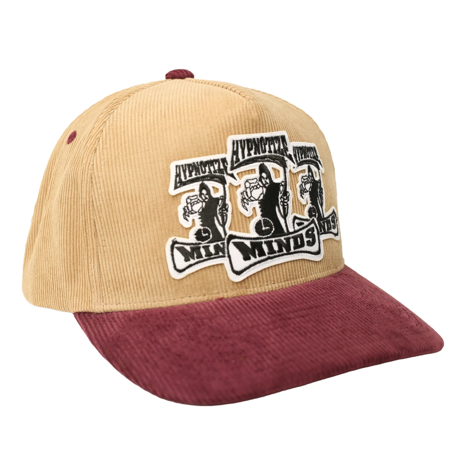 Snapback "Triple Hyp" Cream/Purple Corduroy - Image 3