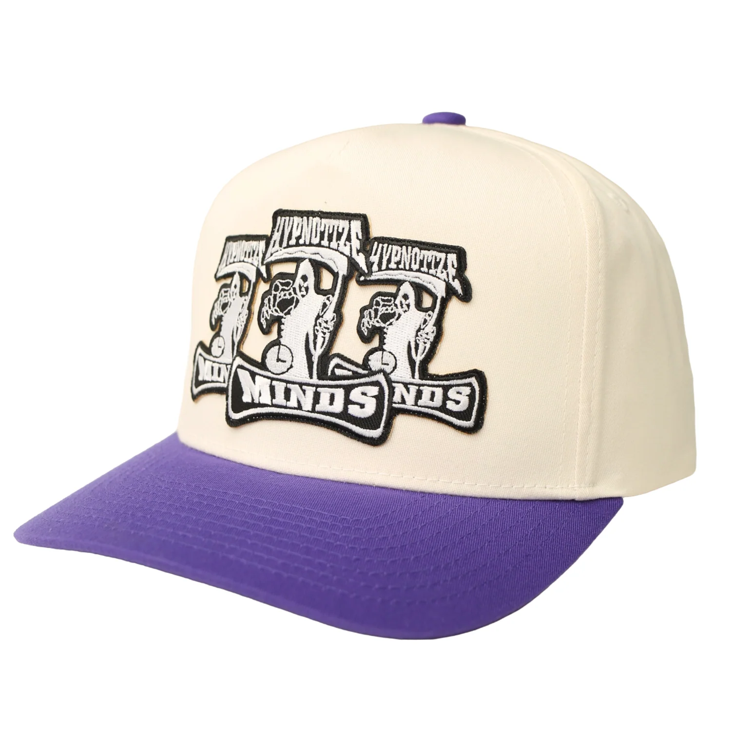 Snapback "Triple Hyp" Cream/Purple Snapback - Image 3
